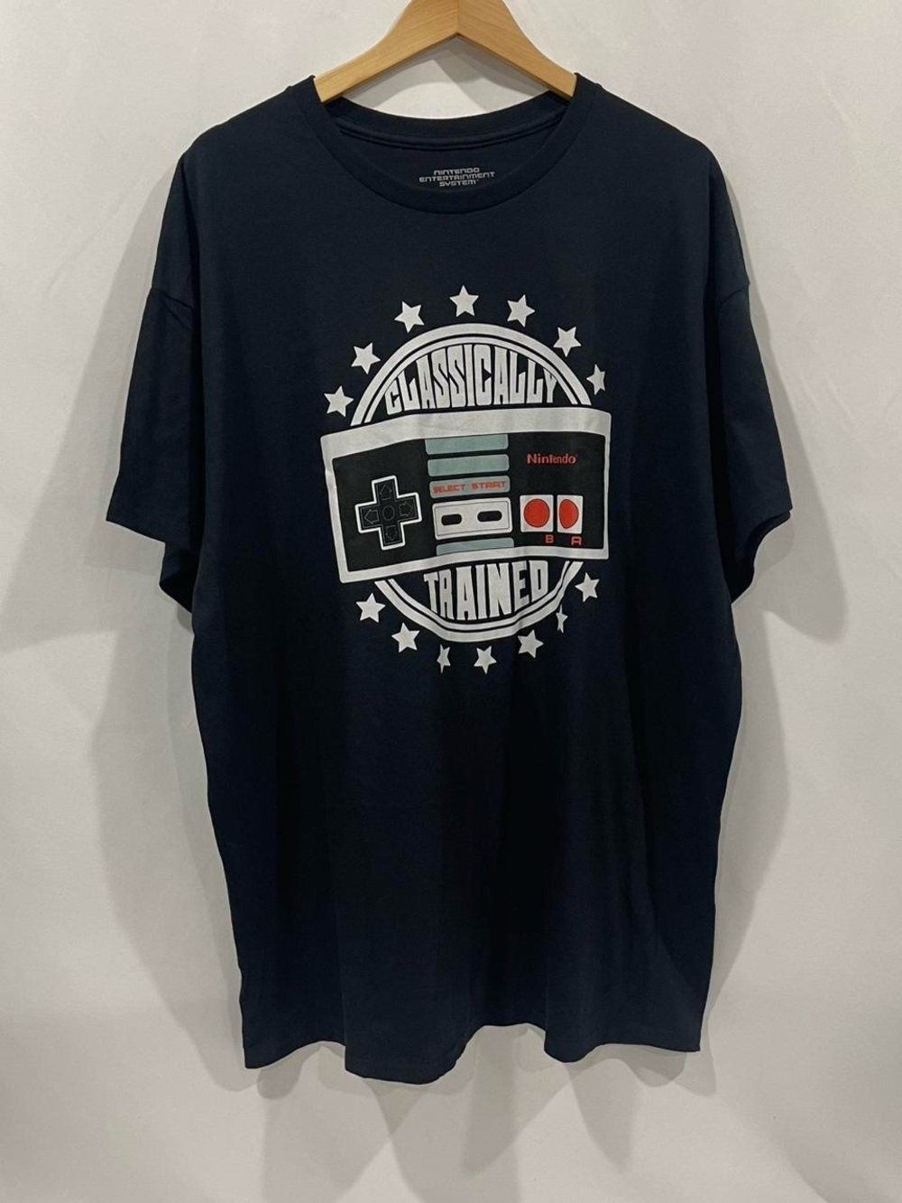 Nintendo Black 'Classically Trained' Controller Graphic Tee